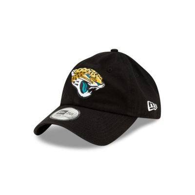 Black Jacksonville Jaguars Hat - New Era NFL Casual Classic Adjustable Caps USA7301458